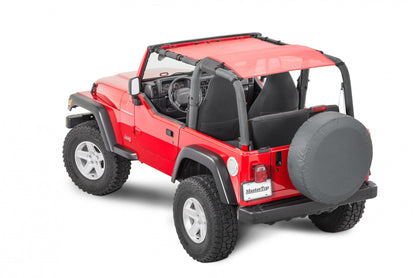 Jeep TJ/YJ Mesh Bimini Top ShadeMaker Plus For 92-06 Wrangler TJ/YJ MasterTop