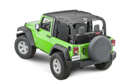 Jeep JK Mesh Bimini Top ShadeMaker Plus For 07-18 Wrangler JK 2 Door MasterTop-1