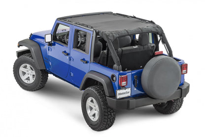 Jeep JK Mesh Bimini Top ShadeMaker Plus For 07-18 Wrangler JK 4 Door MasterTop-2