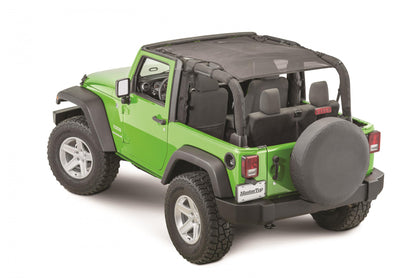 Jeep JK ShadeMaker Freedom Mesh Bimini Top Plus For 07-18 Wrangler JK 2 Door MasterTop-4