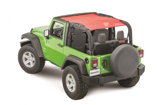 Jeep JK ShadeMaker Freedom Mesh Bimini Top Plus For 07-18 Wrangler JK 2 Door MasterTop