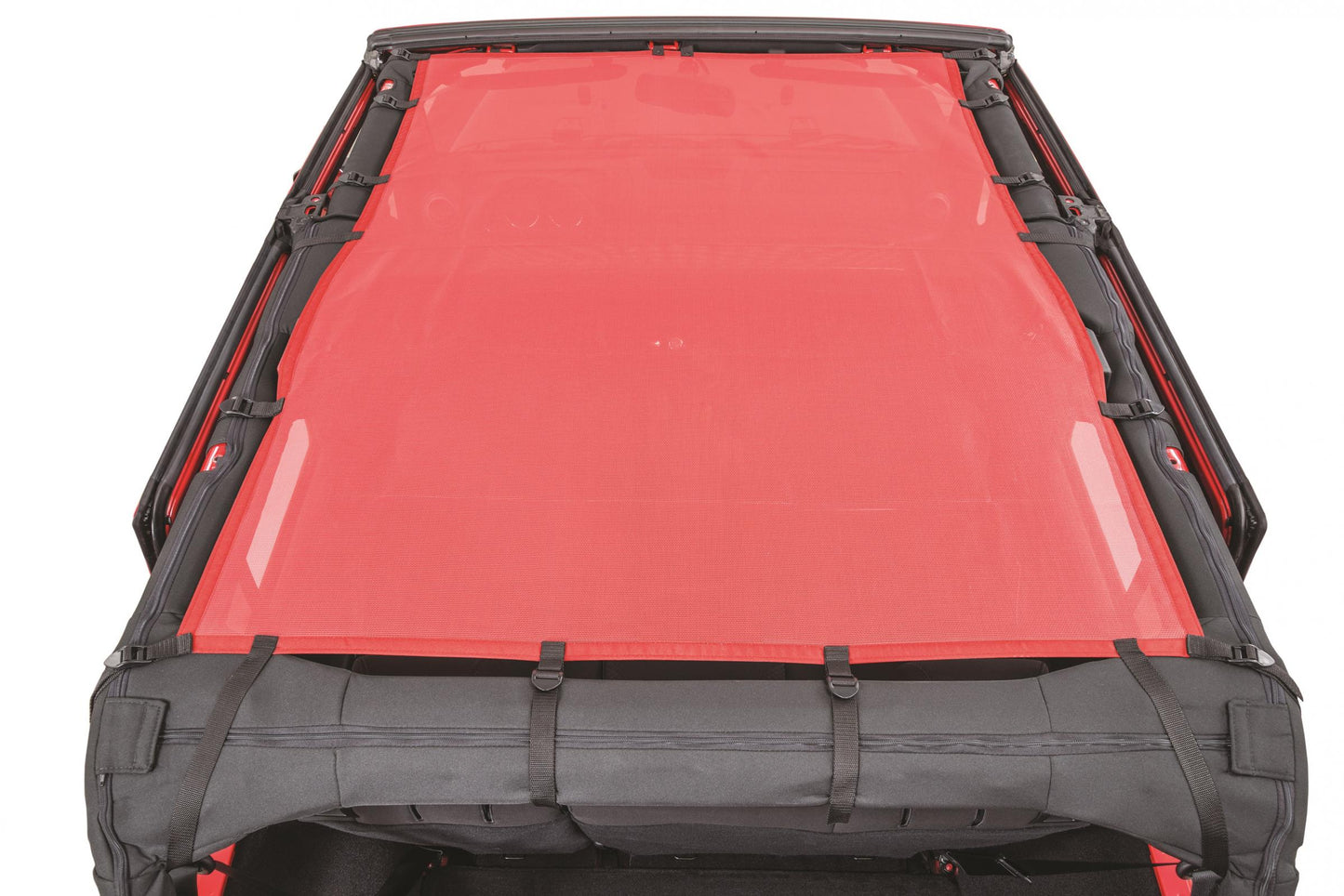MasterTop Jeep JK ShadeMaker Freedom Mesh Bimini Top Plus For 07-18 Wrangler JK 4 Door MasterTop
