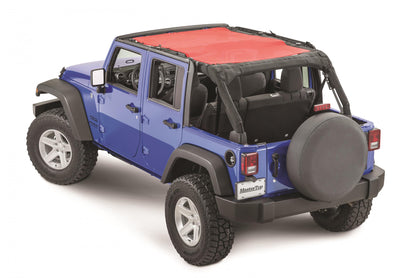 Jeep JK ShadeMaker Freedom Mesh Bimini Top Plus For 07-18 Wrangler JK 4 Door MasterTop