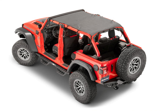Bimini Top Plus 18-Present Jeep JLU Wrangler 4Dr Black Diamond MasterTop
