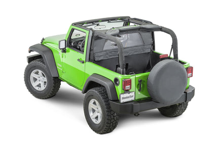 Jeep JK Zip Down WindStopper For 07- 18 Wrangler JK Black Diamond MasterTop-3