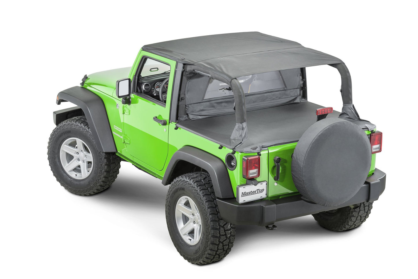 Jeep JK Zip Down WindStopper For 07- 18 Wrangler JK Black Diamond MasterTop-5