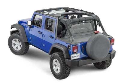 Jeep JK Zip Down WindStopper For 07- 18 Wrangler JK Black Diamond MasterTop