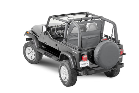Jeep Zip Down WindStopper For 80-06 Jeep CJ 87-06 Wrangler TJ/YJ Black Diamond MasterTop-1