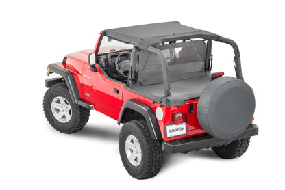 Jeep Zip Down WindStopper For 80-06 Jeep CJ 87-06 Wrangler TJ/YJ Black Diamond MasterTop-2