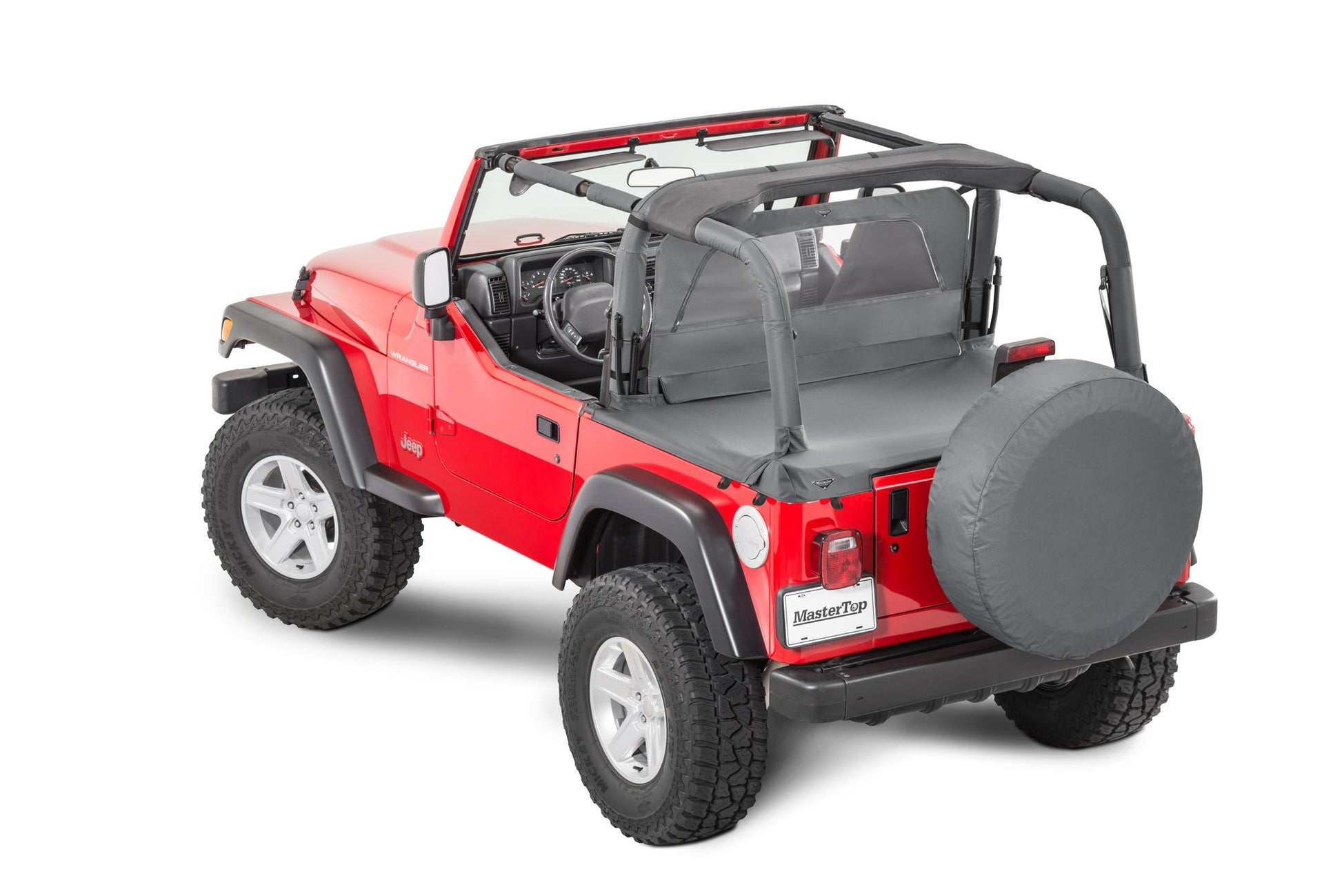 Jeep Zip Down WindStopper For 80-06 Jeep CJ 87-06 Wrangler TJ/YJ Black Diamond MasterTop-4