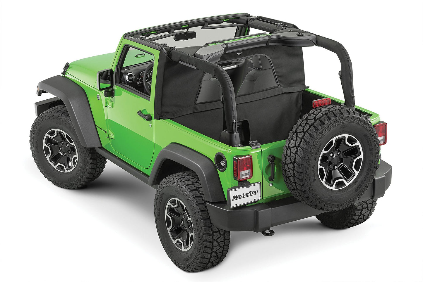 MasterTop Jeep JK WindStopper Plus/Tonneau Cover Combo For 07-18 Wrangler JK MasterTop