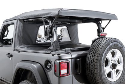 Wind Stopper Plus/Tonneau Cover Ultimate Combo 2018-Current Jeep JL Wrangler 2Dr Soft Top Models MasterTop-2