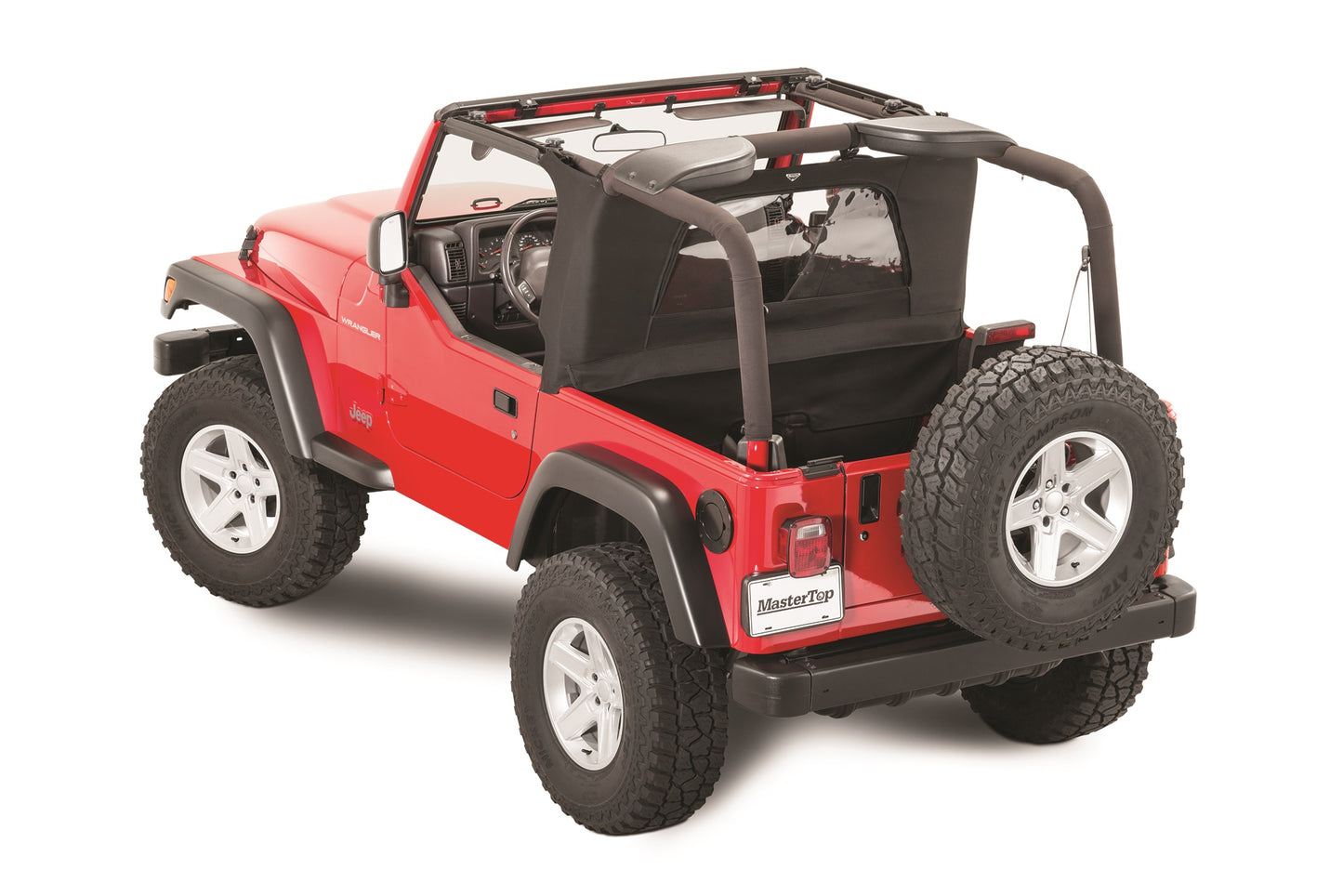 MasterTop Jeep TJ WindStopper/Tonneau Cover Combo For 97-02 Wrangler TJ Mastertwill MasterTop