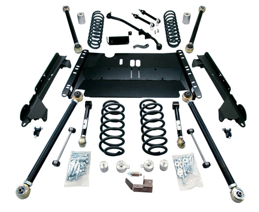 03-06 Wrangler TJ LWB 4 Inch Enduro LCG Long Arm Suspension System No Shocks TeraFlex