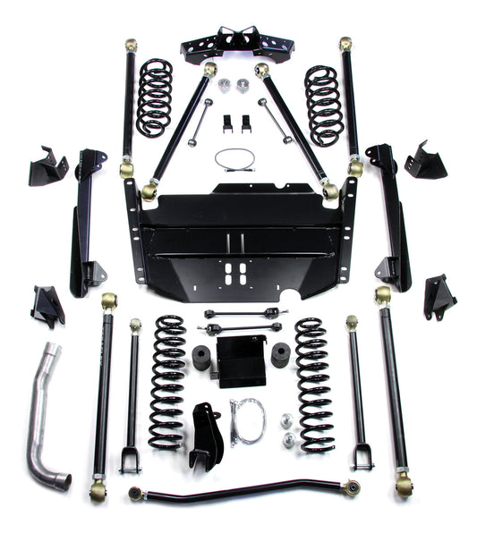 03-06 Wrangler TJ LWB 4 Inch Pro LCG Long Arm Suspension System No Shocks TeraFlex
