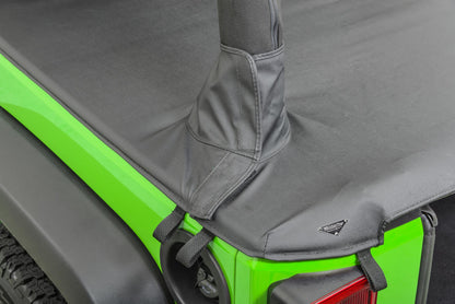 Jeep JK Tonneau Cover For 07-18 Wrangler JK Black Diamond MasterTop-5