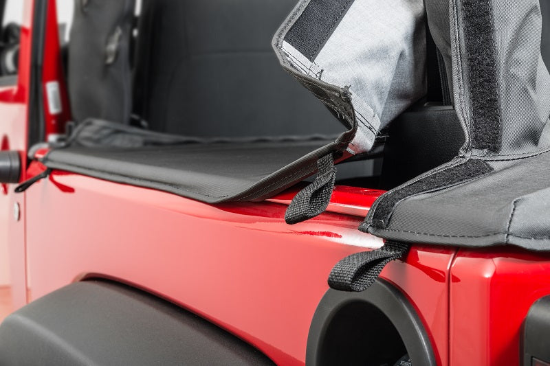 Jeep JK Tonneau Cover For 07-18 Wrangler JK Black Diamond MasterTop-2
