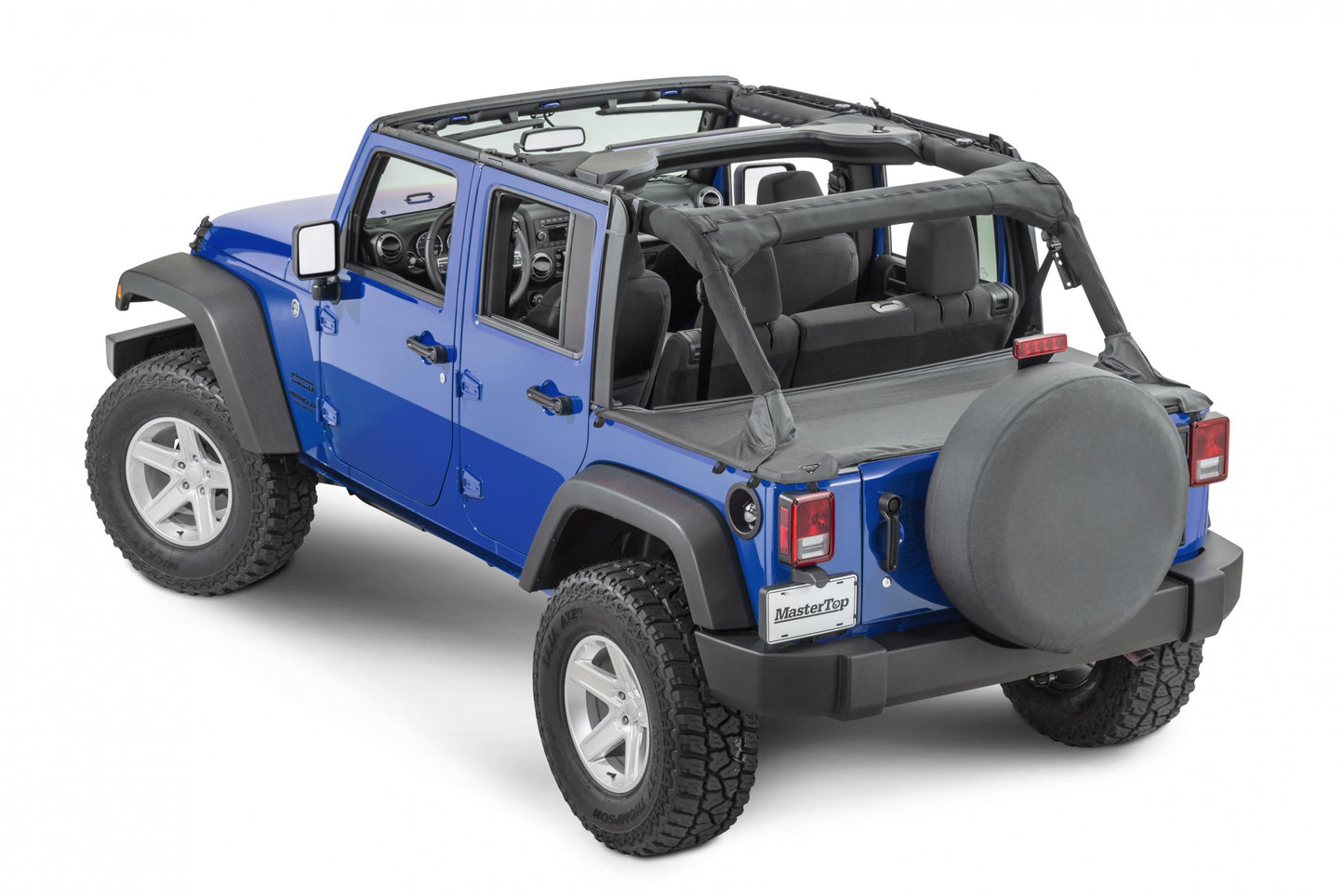 Jeep JK Tonneau Cover For 07-18 Wrangler JK Black Diamond MasterTop