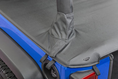Jeep JK Tonneau Cover For 07-18 Wrangler JK Black Diamond MasterTop-1