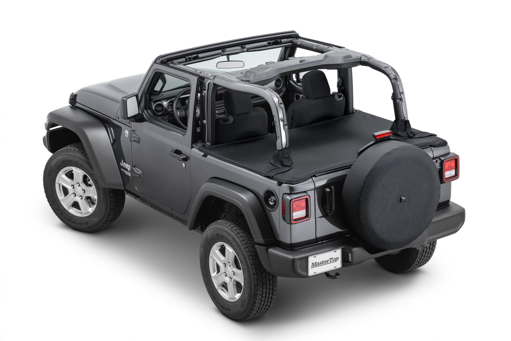 MasterTop Tonneau Cover 2018-Current Jeep JL Wrangler 2Dr HardTop Models MasterTop