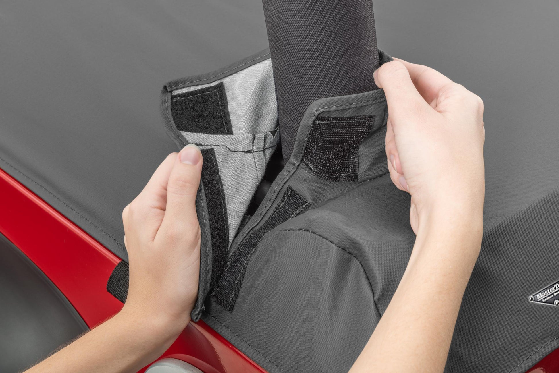 MasterTop Jeep YJ Tonneau Cover For Hard Top W/Soft Top Hardware Removed 92-95 Wrangler YJ Black Diamond MasterTop