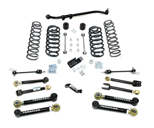 97-06 Jeep Wrangler TJ 4 Inch Suspension System w/ 8 Short Control Arms No Shocks TeraFlex