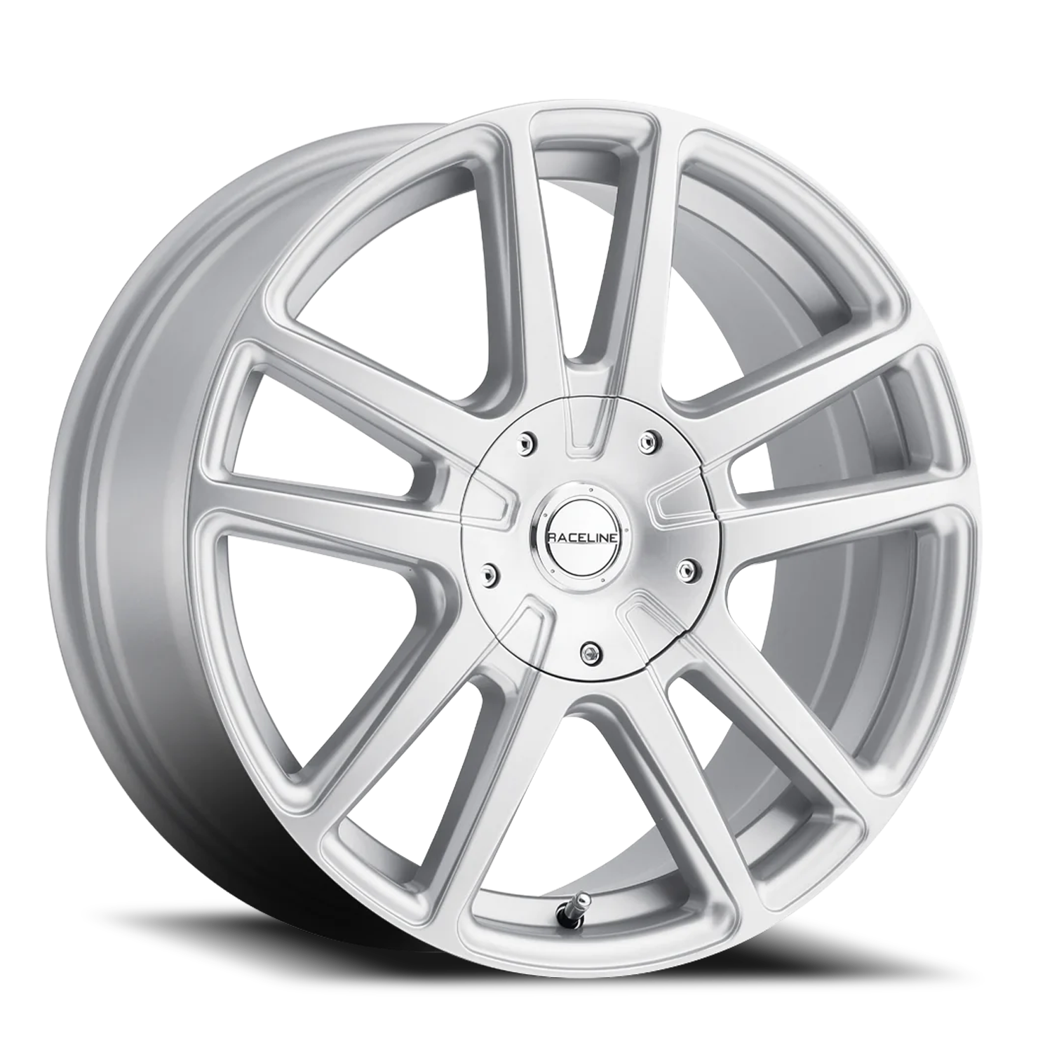 Aluminum 17x7.5 Encore 145S Hyper Silver Raceline Wheels-2