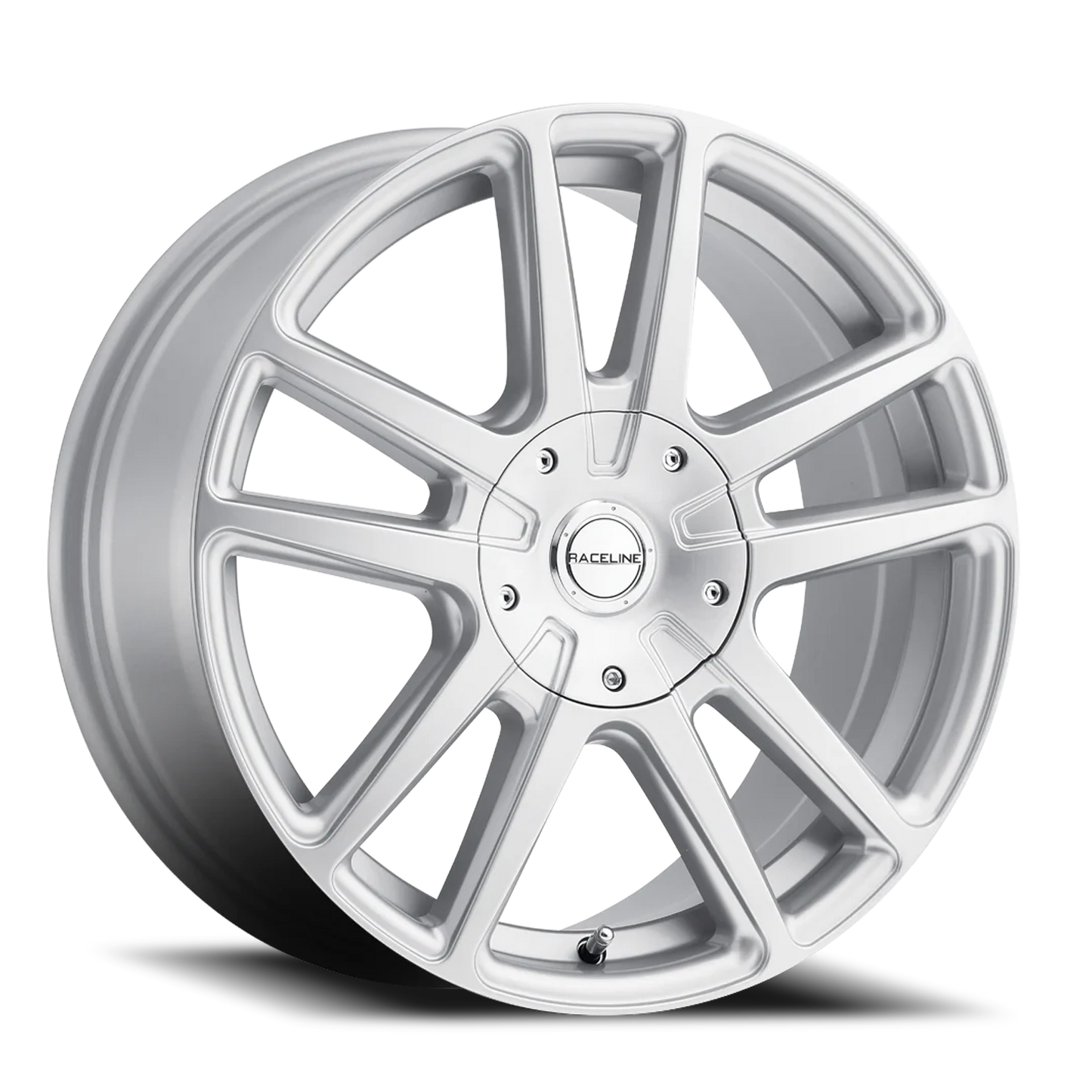 Raceline Wheels Aluminum Wheels 18x8 Encore 145S Hyper Silver Raceline Wheels