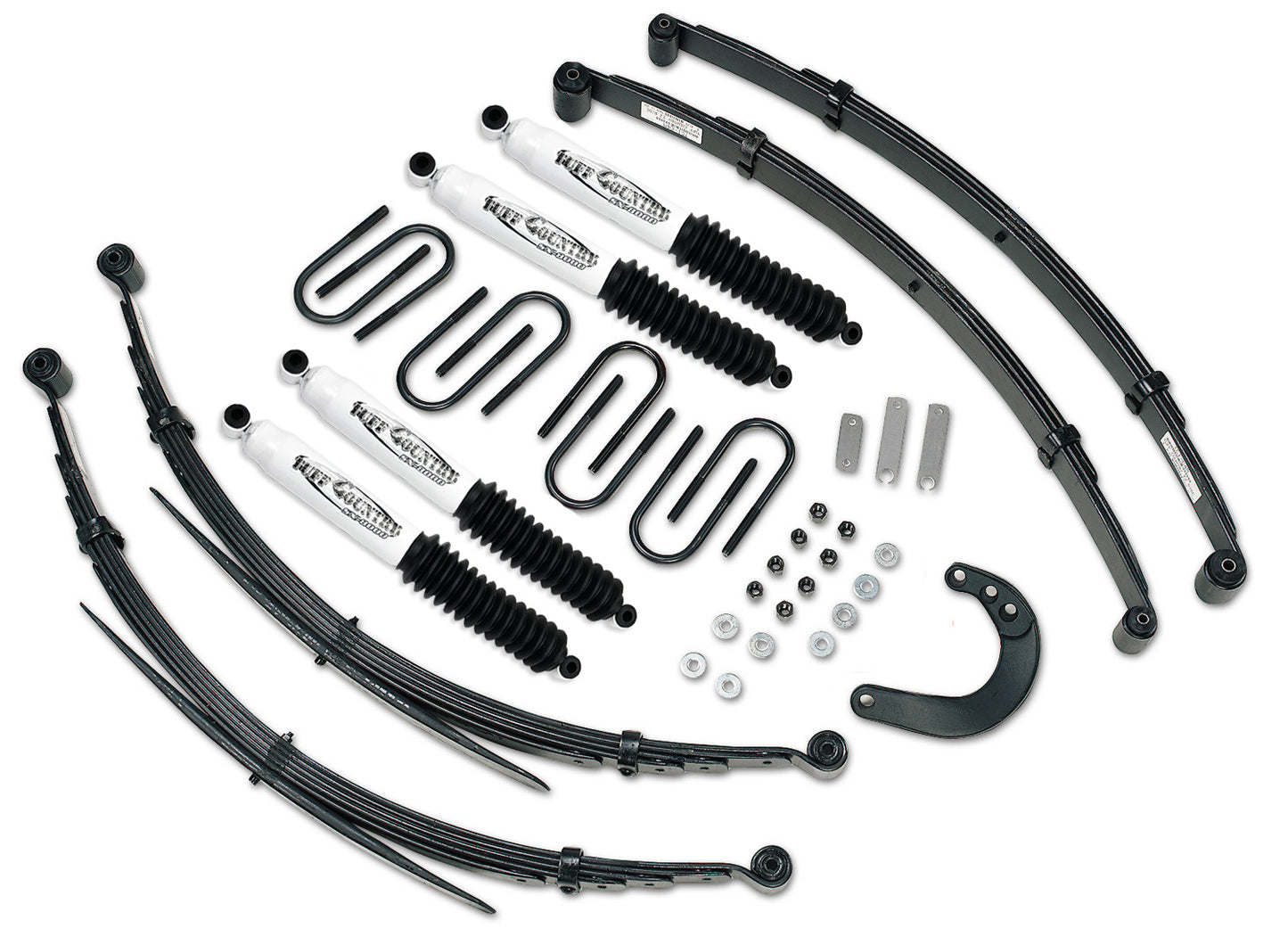 4 Inch Lift Kit 69-72 Chevy Truck 4x4 K10/K20/GMC Truck 4x4 K10/K20/Suburban 4x4/Blazer 4x4/Jimmy Heavy Duty Fits Models w/52 Inch long Rear Springs Tuff Country