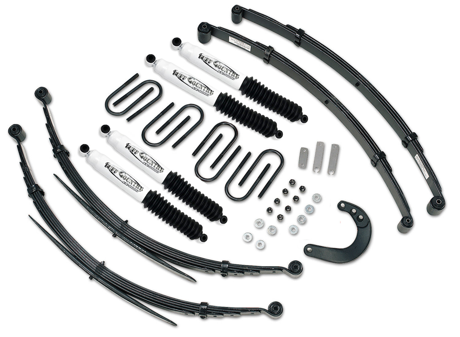 4 Inch Lift Kit 69-72 Chevy Truck 4x4 K10/K20/GMC Truck 4x4 K10/K20/Suburban 4x4/Blazer 4x4/Jimmy Heavy Duty Fits Models w/52 Inch long Rear Springs Tuff Country