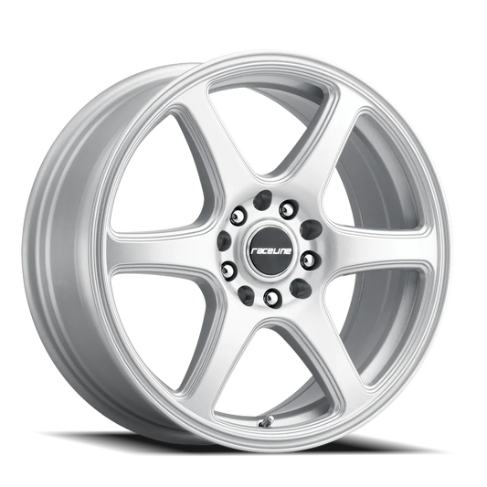 Aluminum 15x7 Matrix 146S Gloss Silver Raceline Wheels-1