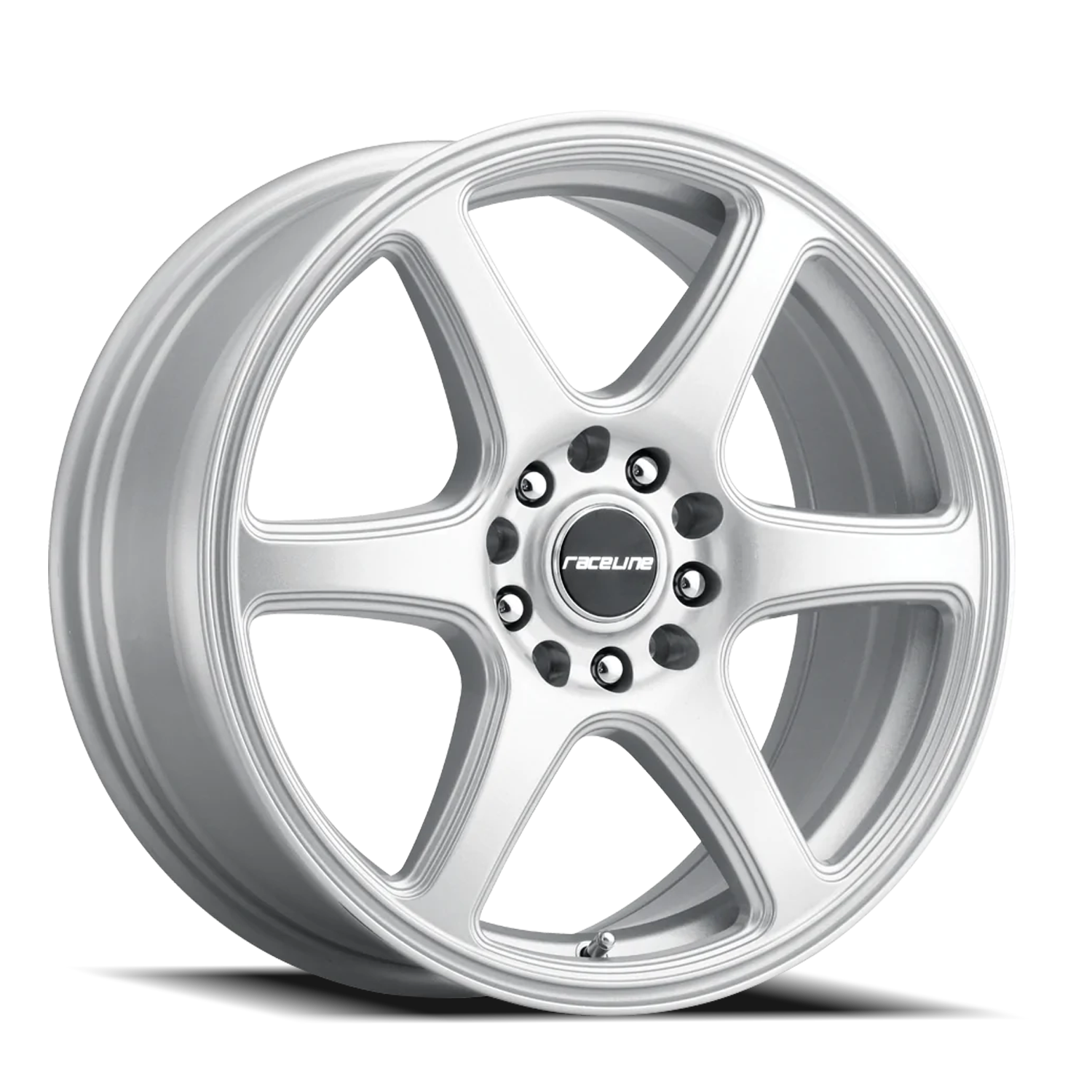 Raceline Wheels Aluminum Wheels 18x8 Matrix 146S Gloss Silver Raceline Wheels
