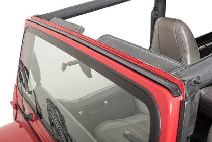 Jeep Windshield Channel 76-81 Jeep CJ 95-87 Wrangler YJ Black MasterTop