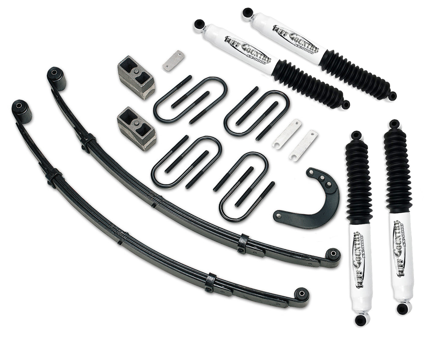 4 Inch Lift Kit 73-87 Chevy Truck/GMC Truck/Suburban/Blazer/Jimmy 1/2 Ton 4WD EZ-Ride Tuff Country
