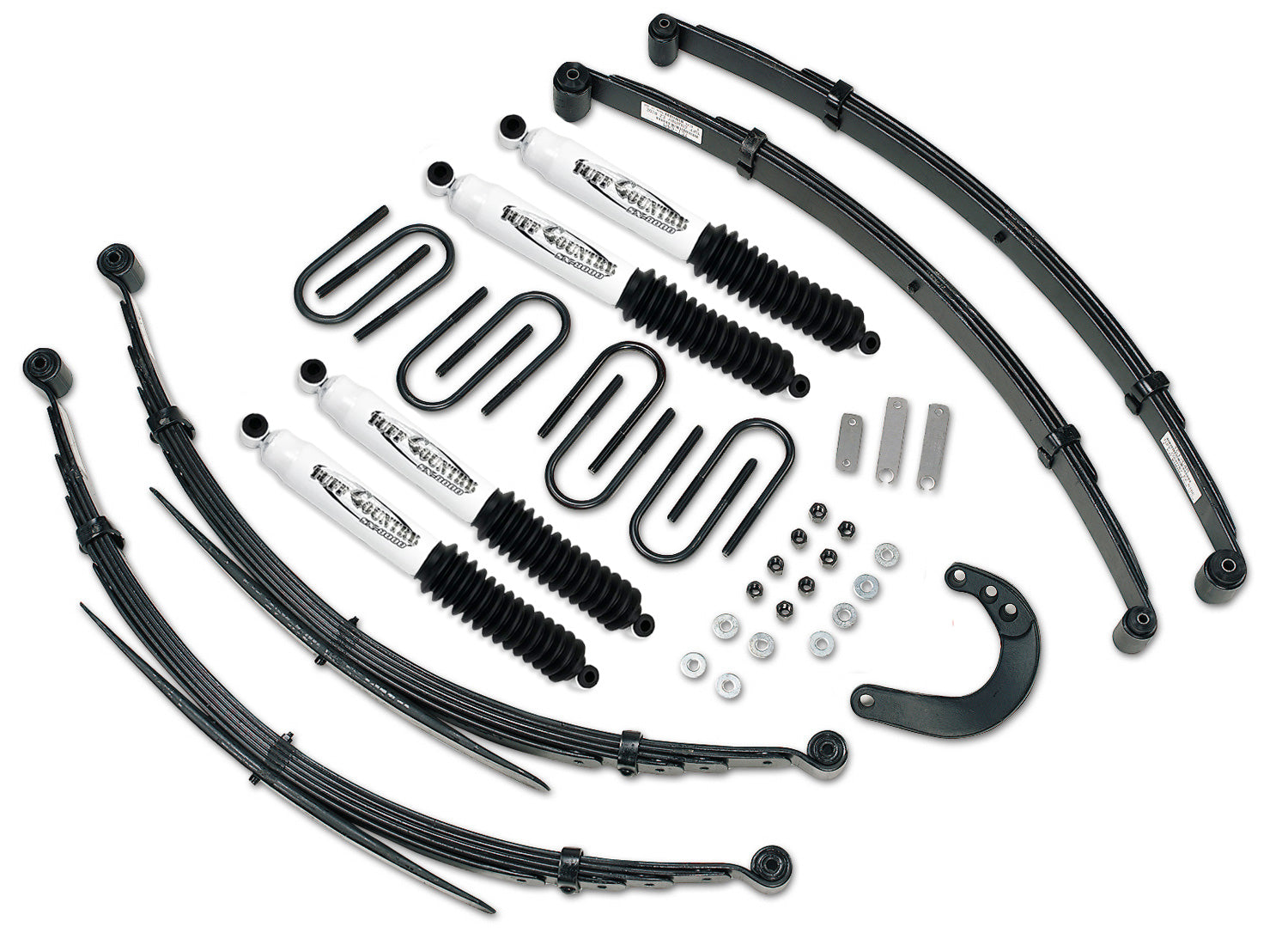 4 Inch Lift Kit 88-91 Chevy Suburban/Blazer/GMC Suburban/Jimmy 1/2 Ton EZ-Ride Fits Models w/52 Inch long Rear Springs Tuff Country