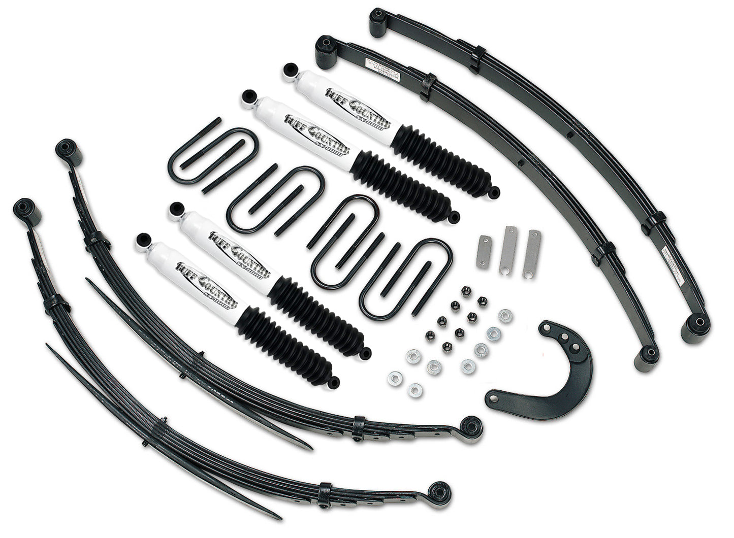 4 Inch Lift Kit 88-91 Chevy Suburban/Blazer/GMC Suburban/Jimmy 1/2 Ton Heavy Duty Fits Models w/52 Inch long Rear Springs Tuff Country