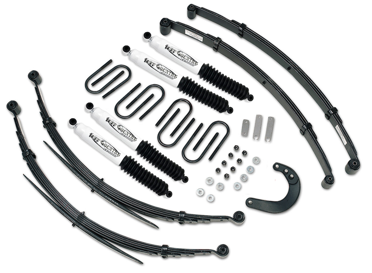 4 Inch Lift Kit 88-91 Chevy Suburban/Blazer/GMC Suburban/Jimmy 1/2 Ton Heavy Duty Fits Models w/52 Inch long Rear Springs Tuff Country-2