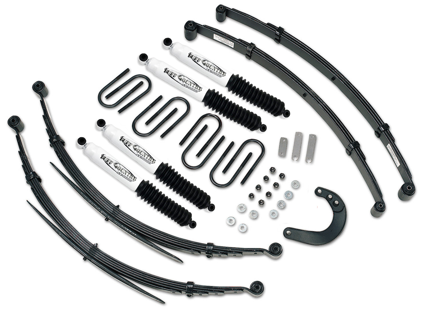 4 Inch Lift Kit 88-91 Chevy/GMC Suburban 3/4 Ton Heavy Duty Fits Models w/56 Inch long Rear Springs Tuff Country