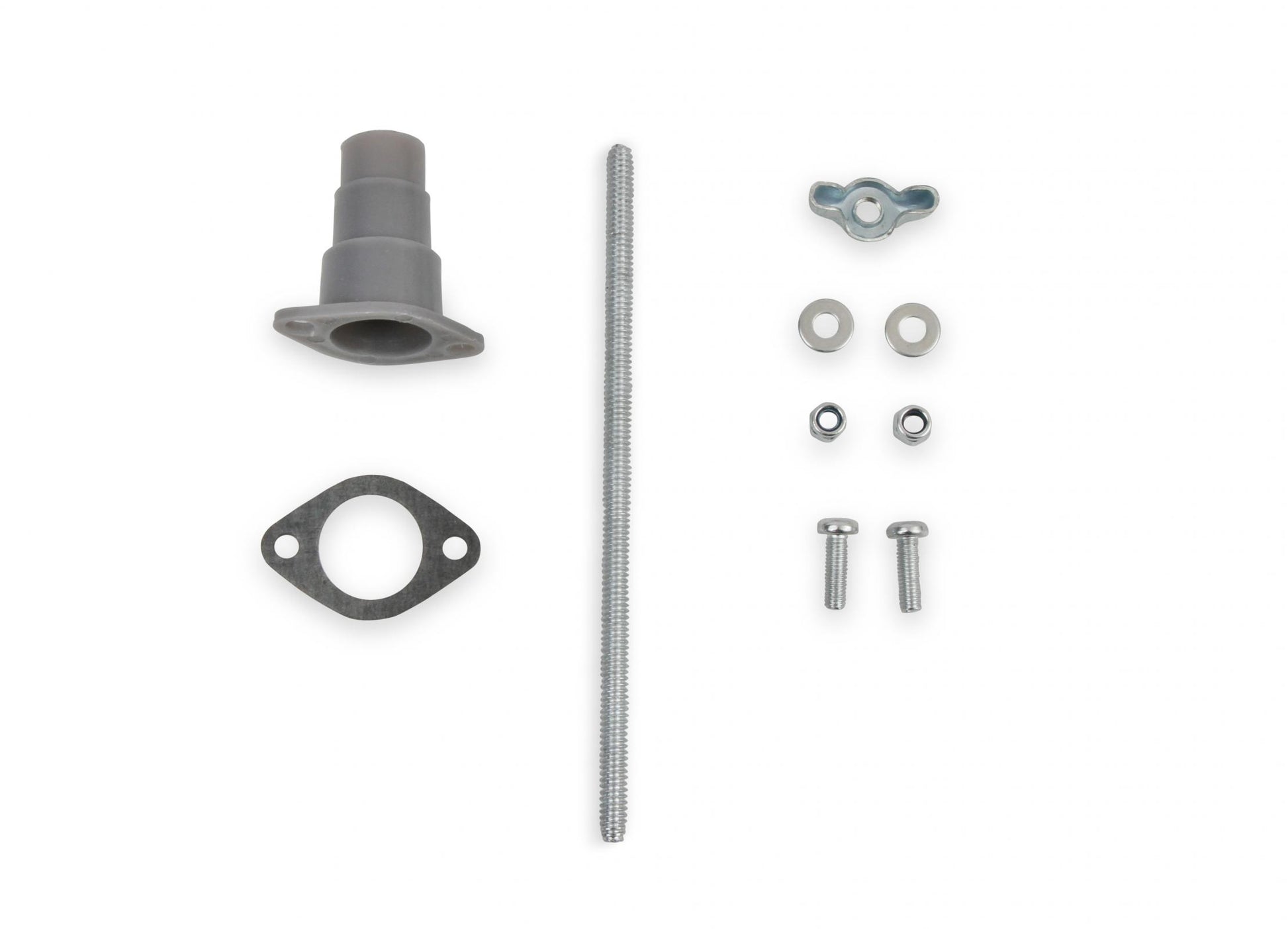 Air Cleaner 14 Inch Diameter x 2-1/4 Inch Tall Chrome Fits 5-1/8 Inch Diameter Carb Neck Mr Gasket-2