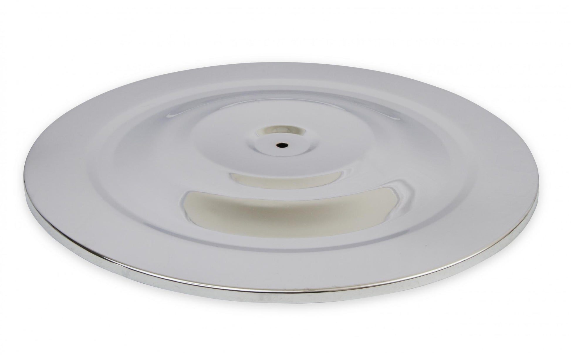 Air Cleaner 14 Inch Diameter x 2-1/4 Inch Tall Chrome Fits 5-1/8 Inch Diameter Carb Neck Mr Gasket-3