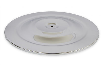 Air Cleaner 14 Inch Diameter x 2-1/4 Inch Tall Chrome Fits 5-1/8 Inch Diameter Carb Neck Mr Gasket-3