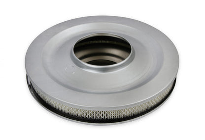 Air Cleaner 14 Inch Diameter x 2-1/4 Inch Tall Chrome Fits 5-1/8 Inch Diameter Carb Neck Mr Gasket-8