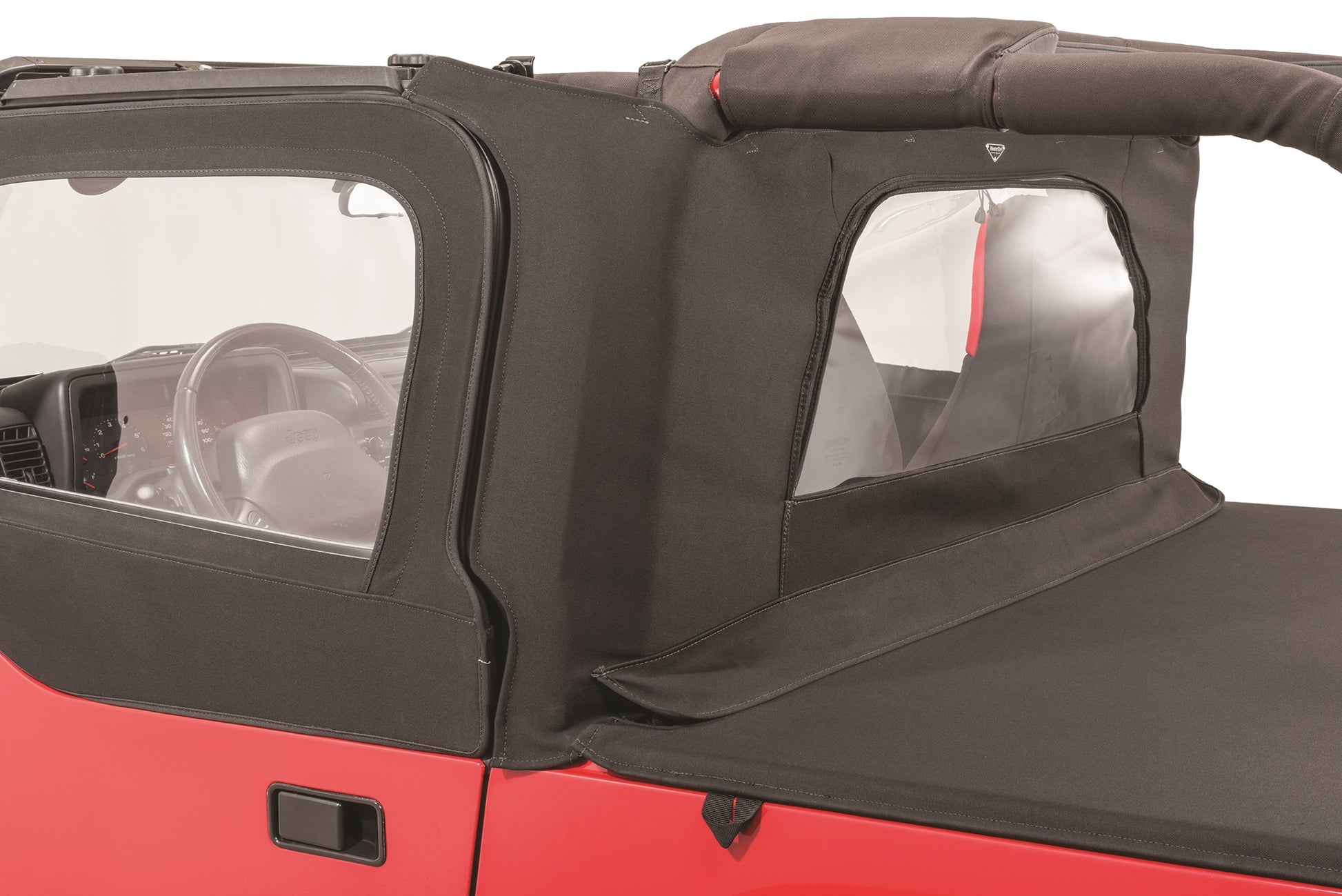 Jeep TJ Ultimate Soft Top Combo Bimini Top Plus For 04-06 Wrangler TJ Unlimited WindStopper Plus and Tonneau MasterTop-2