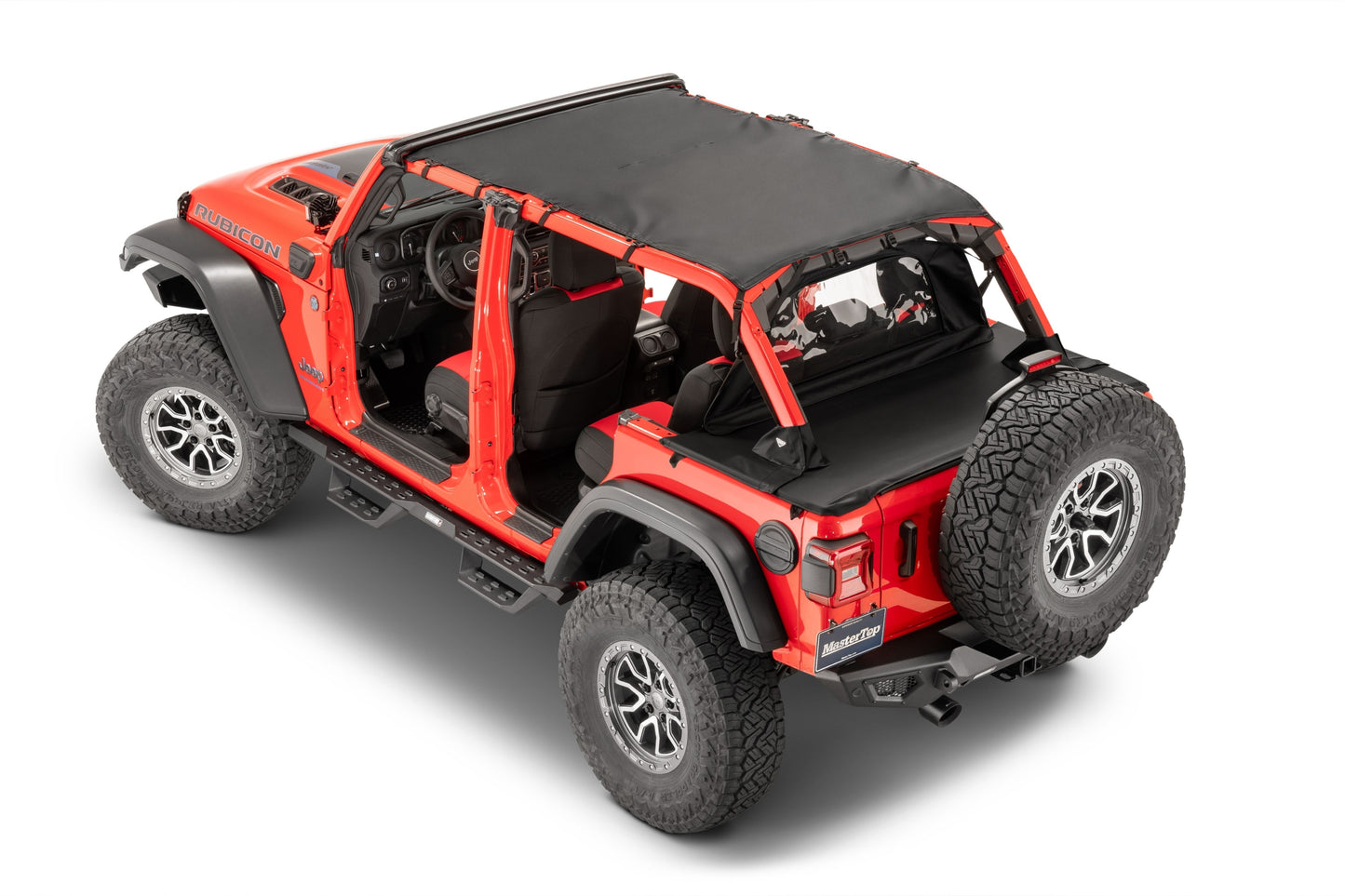 Bimini Top Plus/Regular Wind Stopper/Tonneau Cover 3 piece Combo 18-Present Jeep JLU Wrangler MasterTwill MasterTop-1