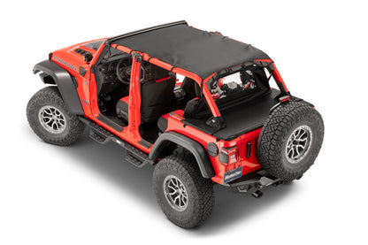 Bimini Top Plus/Regular Wind Stopper/Tonneau Cover 3 piece Combo 18-Present Jeep JLU Wrangler MasterTwill MasterTop-1