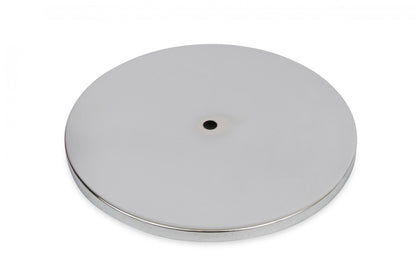 Air Cleaner 6-1/2 Inch Diameter, 2 Inch Tall Chrome Fits 5-1/8 Inch Diameter Carb Neck Mr Gasket-3
