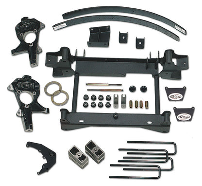 4 Inch Lift Kit 2006 Silverado/Sierra 1500 w/One Piece Sub Frame Fits Models w/o Factory Air Ride Shocks Tuff Country-1