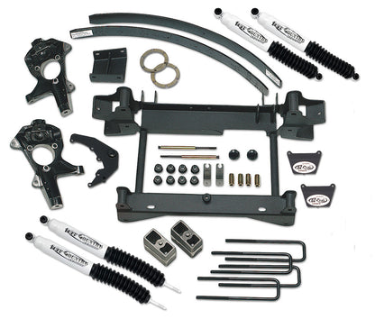 4 Inch Lift Kit 2006 Silverado/Sierra 1500 w/One Piece Sub Frame Fits Models w/o Factory Air Ride Shocks Tuff Country