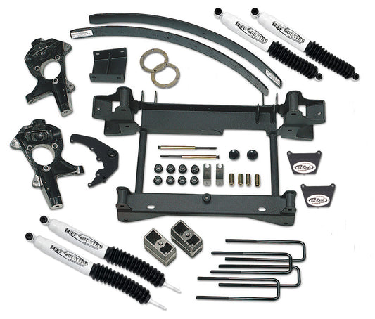 4 Inch Lift Kit 2006 Silverado/Sierra 1500 w/One Piece Sub Frame Fits Models w/o Factory Air Ride Shocks Tuff Country