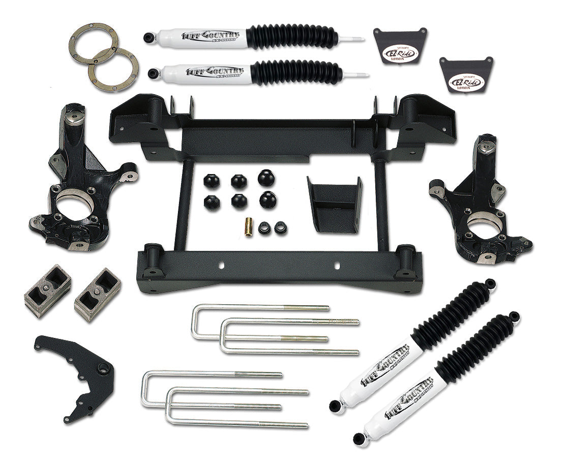 4 Inch Lift Kit 01-06 Silverado/Sierra 1500HD w/One Piece Sub Frame Tuff Country